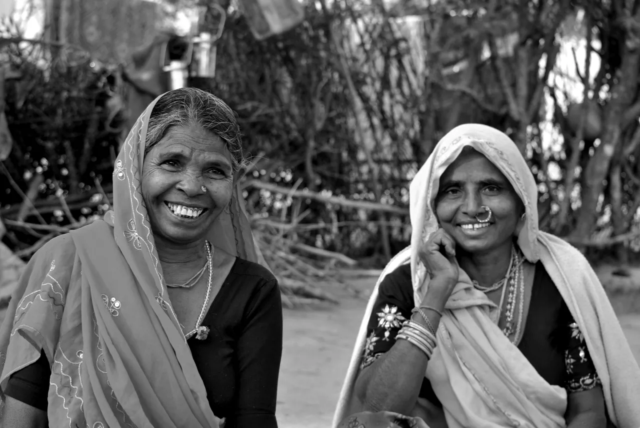 Women artisans who handcraft Cocopac straws in rural India